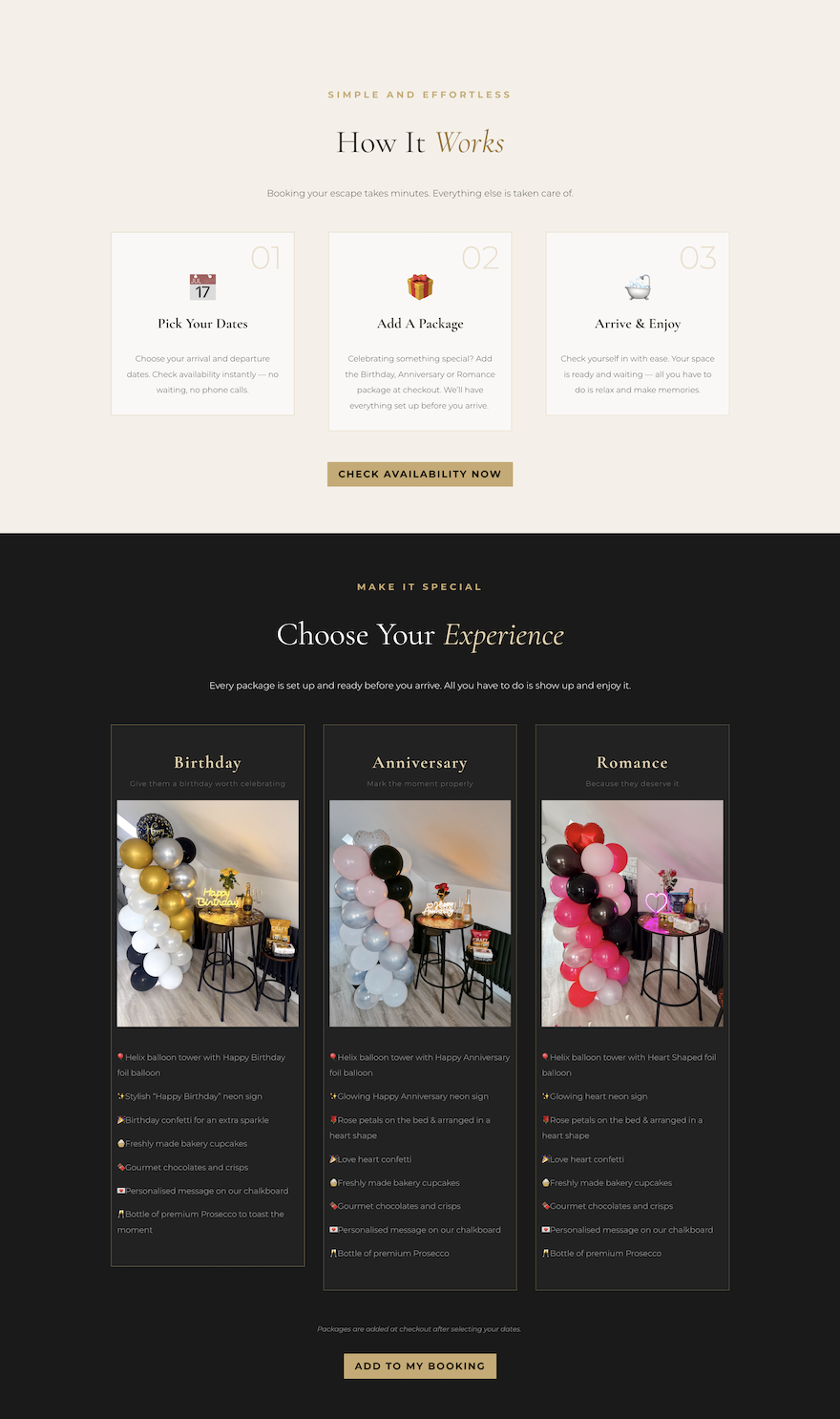 Lorraine's Loft — experience and packages